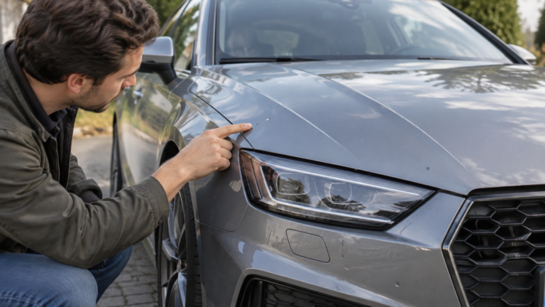 Steenslag op je auto voorkomen en lakschade beperken